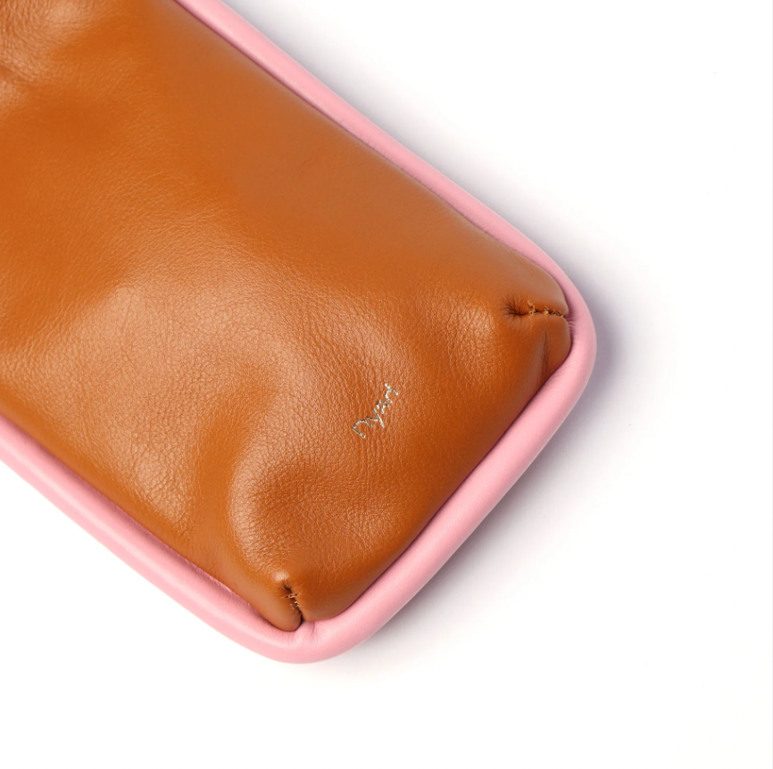 Sol Bag- Tan and Baby Pink