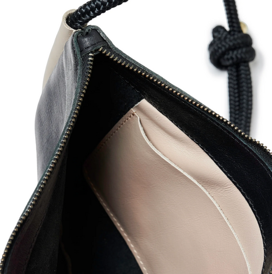 Selene Bag-Black and Off White