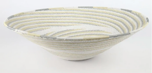 Large Telephone Wire Bowl- Modern Reds