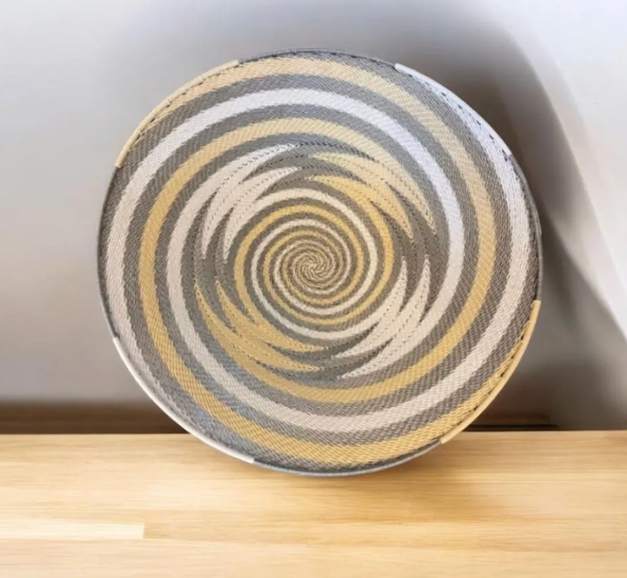 Large Telephone Wire Bowl- Option 243