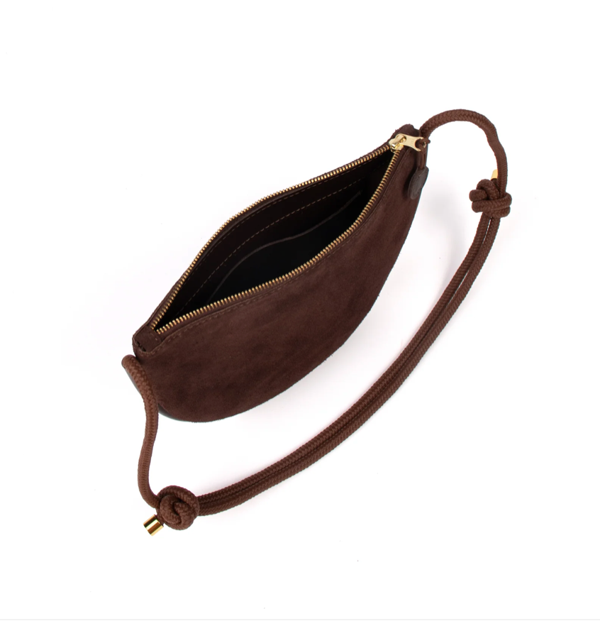 Selene Bag- Chocolate Suede