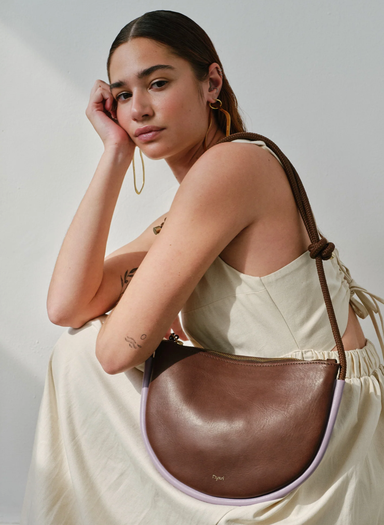 Selene Bag- Chocolate Suede