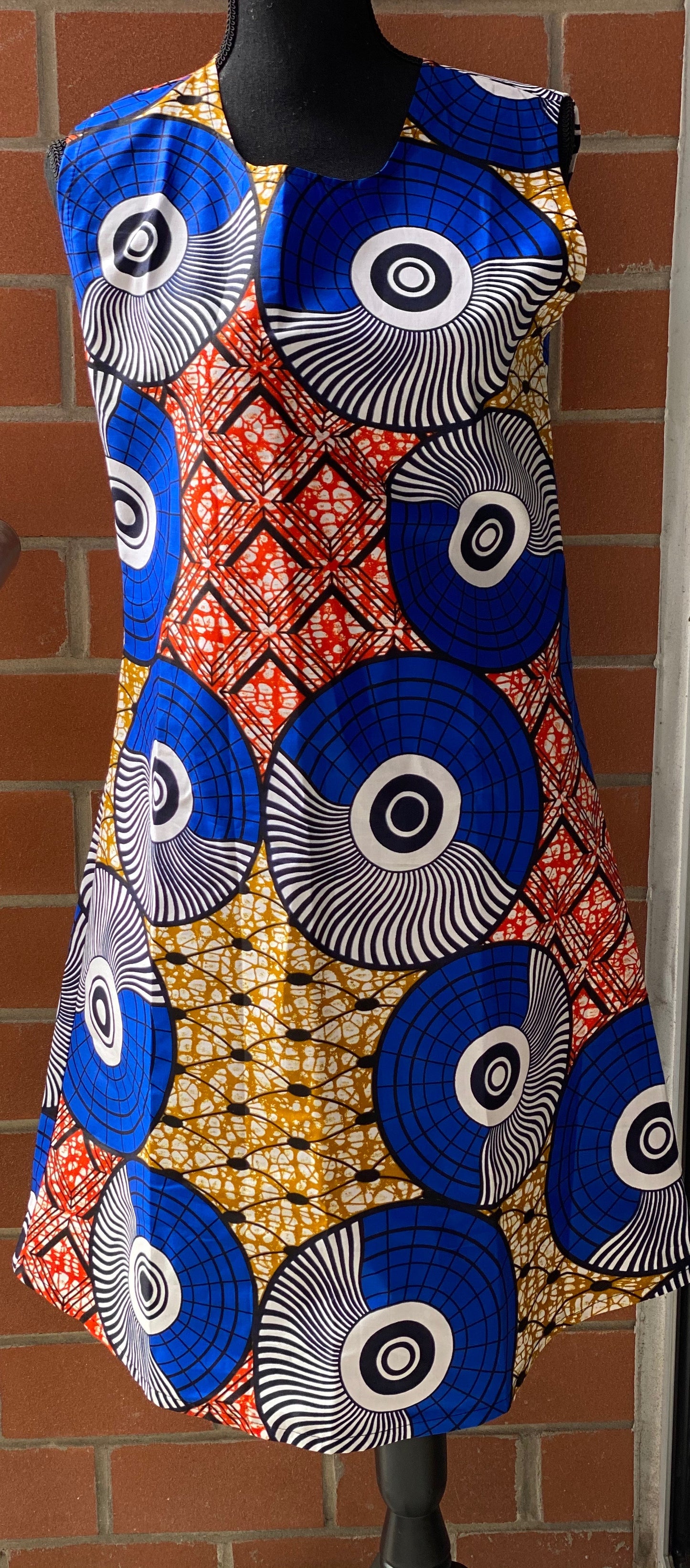 Wax Print Shift Dresses
