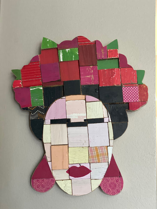 Frida Kahlo Wood Art Piece