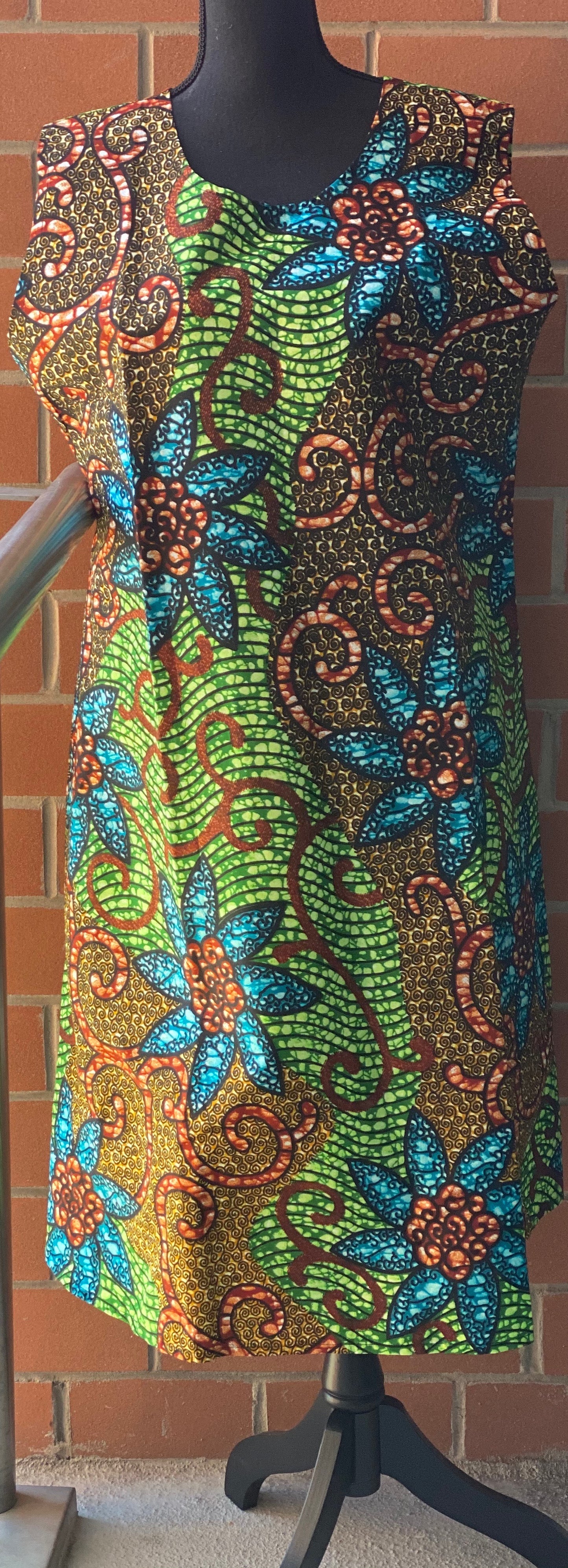 Wax Print Shift Dresses