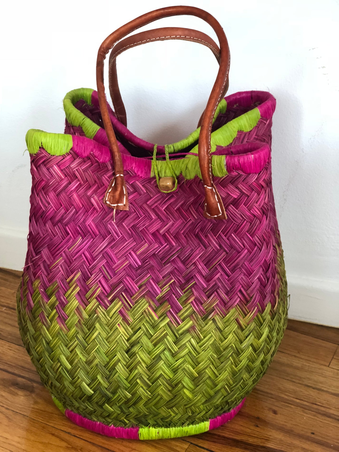 Rafia and Leather Bags – dumelacrafts