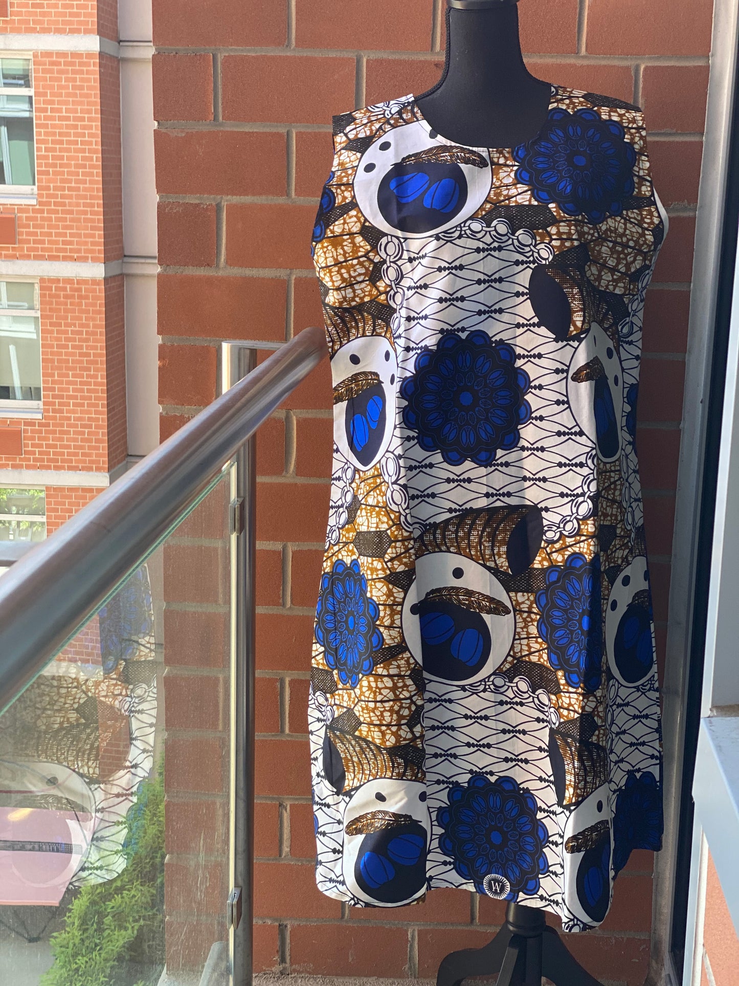 Wax Print Shift Dresses