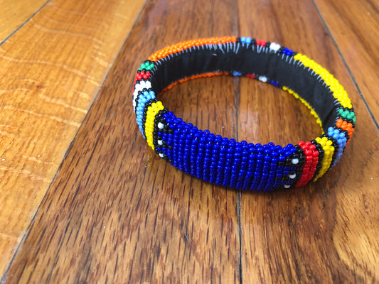 Hand Beaded Bangles- Thin