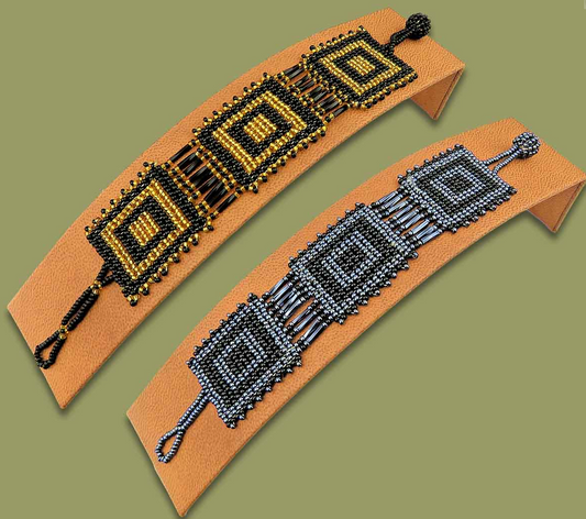 Zulu Square Beaded Bracelets