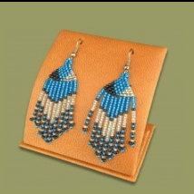 Feather Beaded Earrings