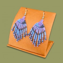 Feather Beaded Earrings