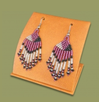 Feather Beaded Earrings