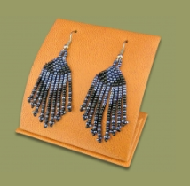 Feather Beaded Earrings
