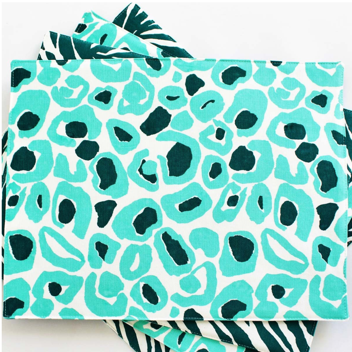 Leopard and Zebra Placemats