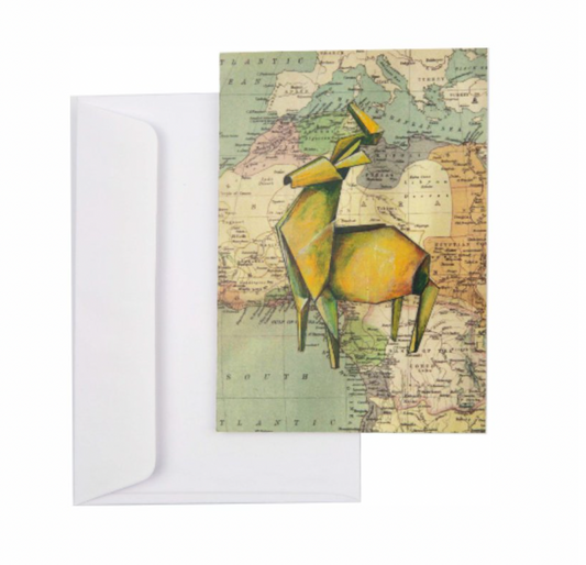 Map Origami Cards
