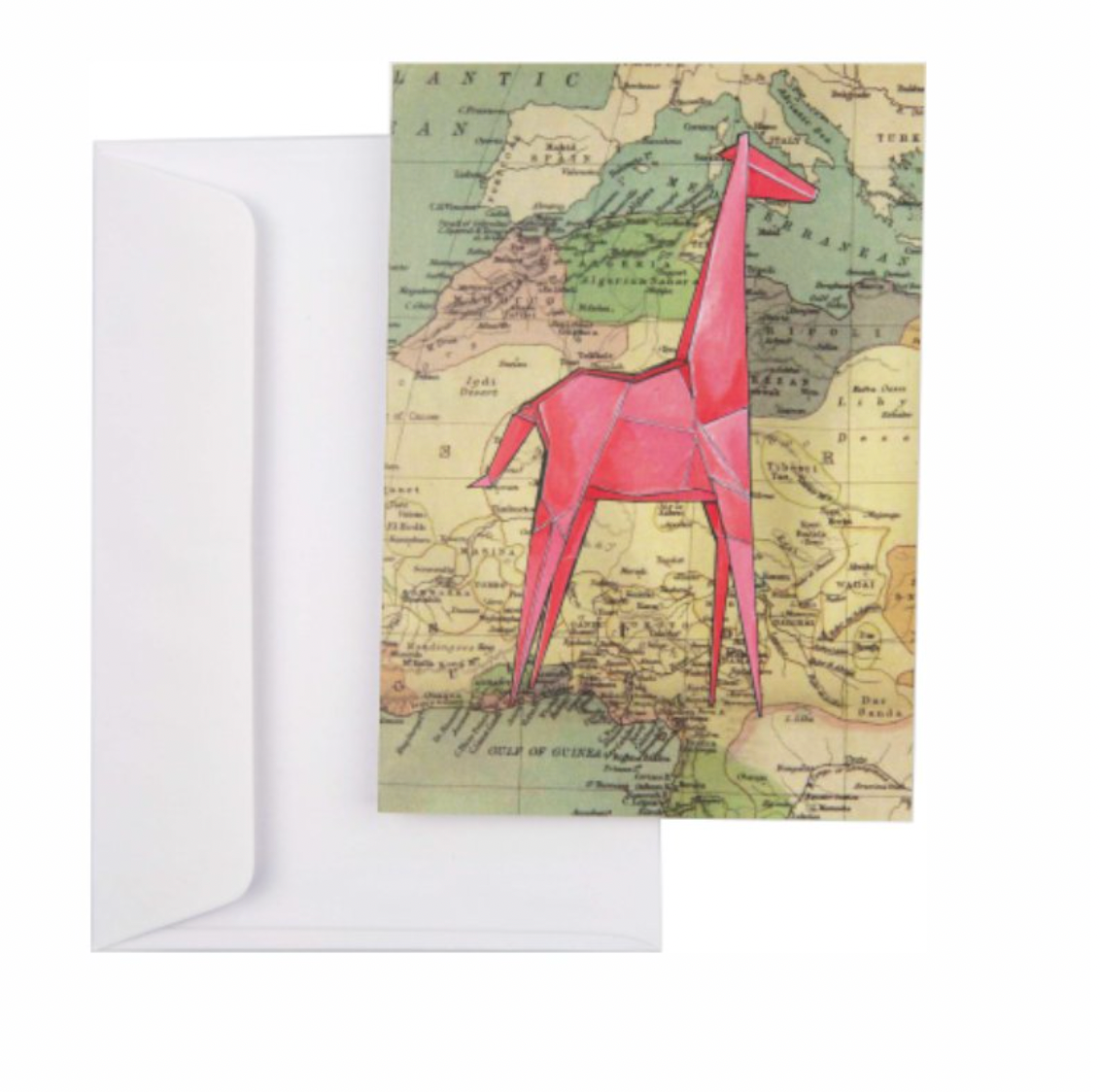 Map Origami Cards