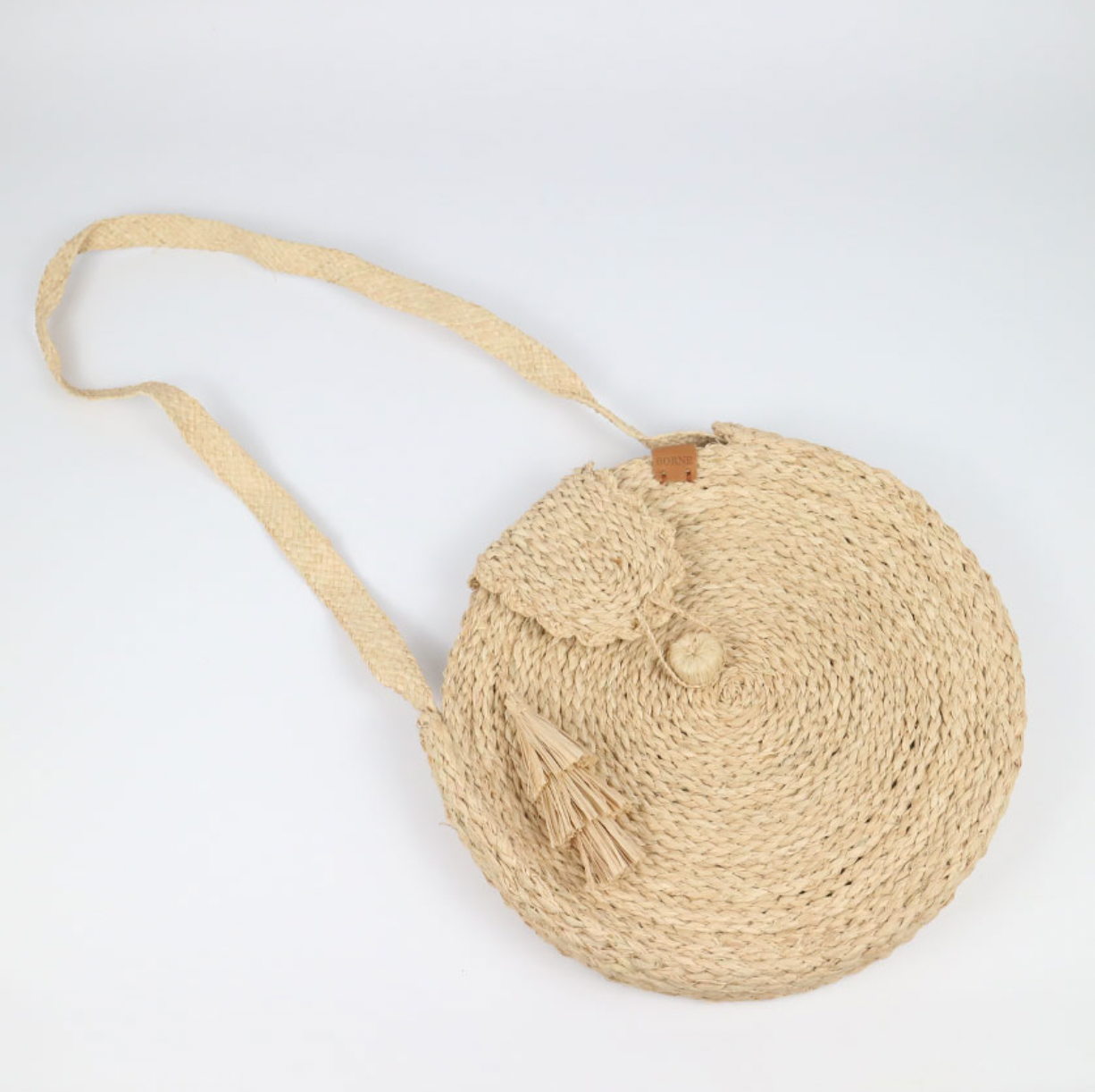 Raffia Large Round Handbags