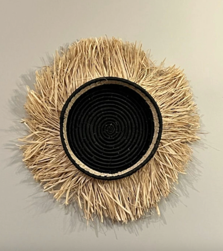 Sun Raffia Fringe Art