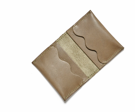 Wave Card Holder- Olive