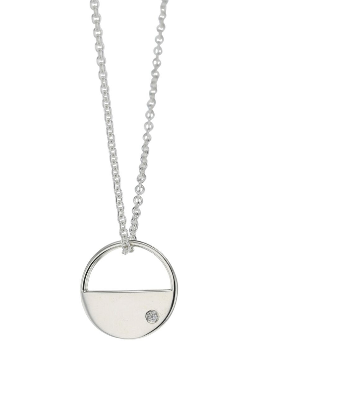 Minimalist Half-Round Necklace