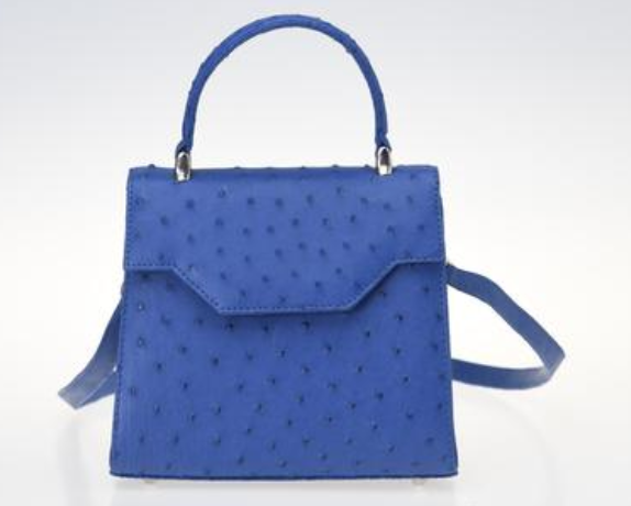 Louis Vuitton Capucines PM Black Ostrich Leather Crossbody Handbag