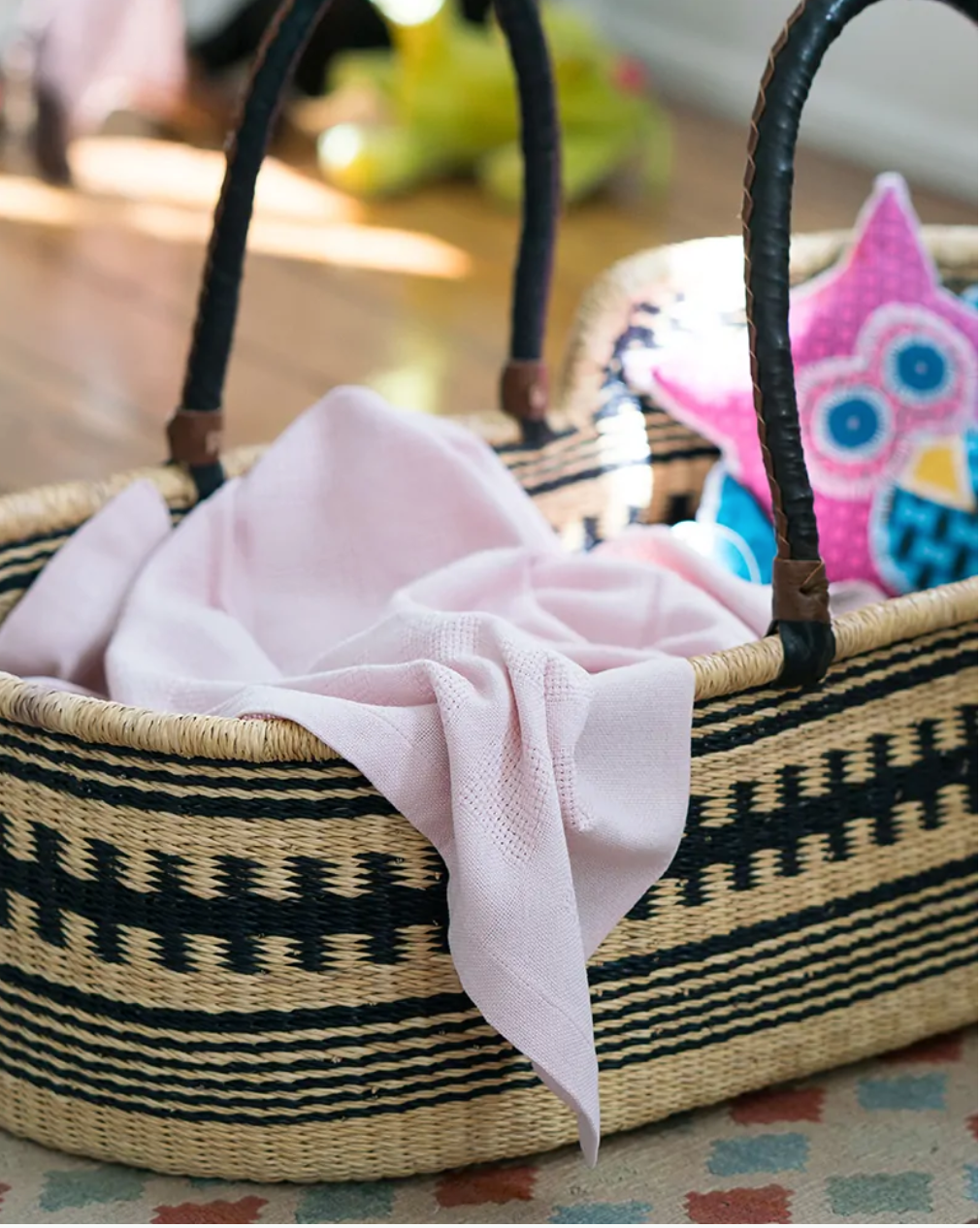 Organic Cotton Cot Baby Blanket