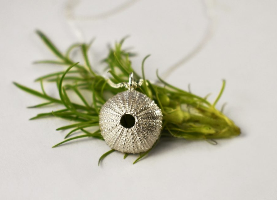 Silver Sea Urchin Necklace