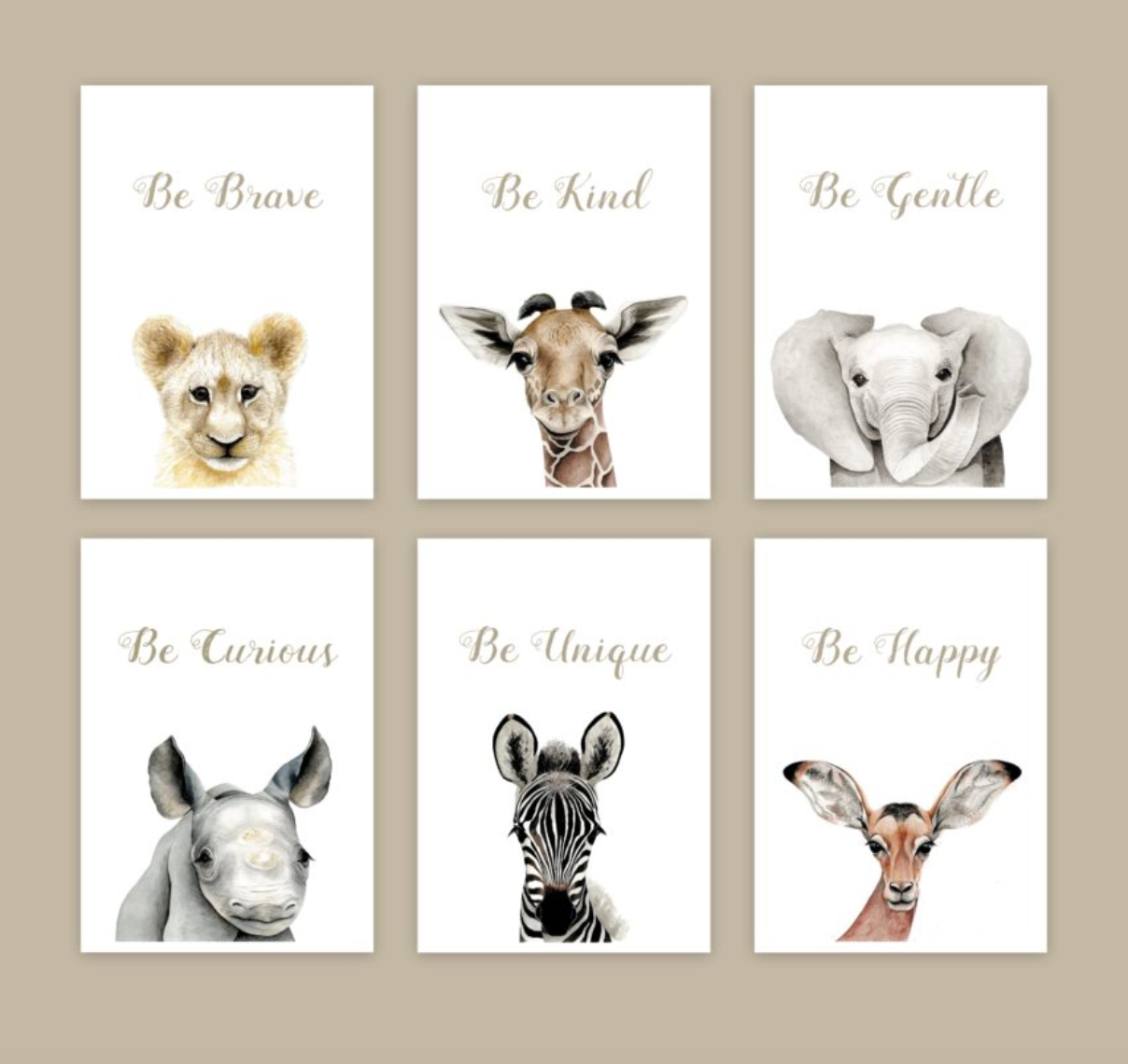 Animal "Be" Prints