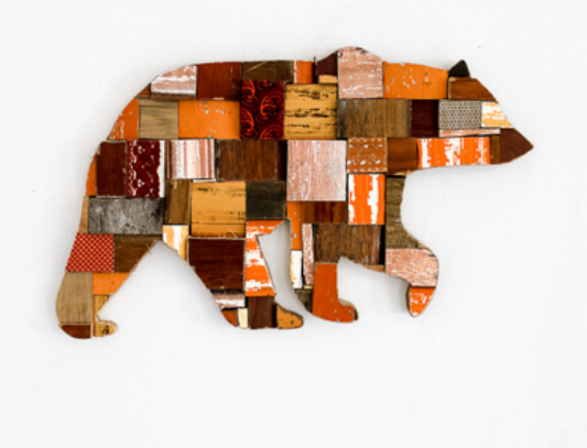Bear Wood Bloc Art